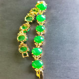 Natural Agate Chalcedony Charm Bracelet for Women