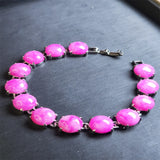 Agate Chalcedony Charm Bracelet Women
