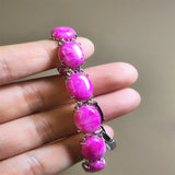 Agate Chalcedony Charm Bracelet for Women