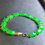 Agate Chalcedony Charm Bracelet for Women