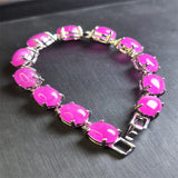 Chalcedony Charm Bracelet for Women