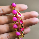 Natural Agate Chalcedony Charm Bracelet for Women