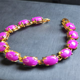 Agate Chalcedony Charm Bracelet for Women