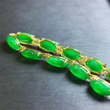 Natural Agate Chalcedony Charm Bracelet for Women