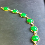 Agate Chalcedony Charm Bracelet for Women