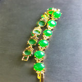Natural Agate Chalcedony Charm Bracelet for Women