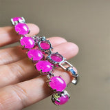Chalcedony Charm Bracelet for Women