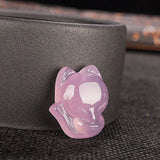 Natural Agate Chalcedony Fox Pendant Lucky Prosperous marriage Auspicious Amulet