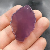 Agate Chalcedony Nine-Tailed Fox Pendant Multicolored Couple Necklace