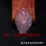 Nine Tailed Fox Pendant Necklace Luck Amulet Sweater Chain