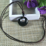 Agate Chalcedony Peace-Buckle Jade Pendant Lucky Amulet Pendant
