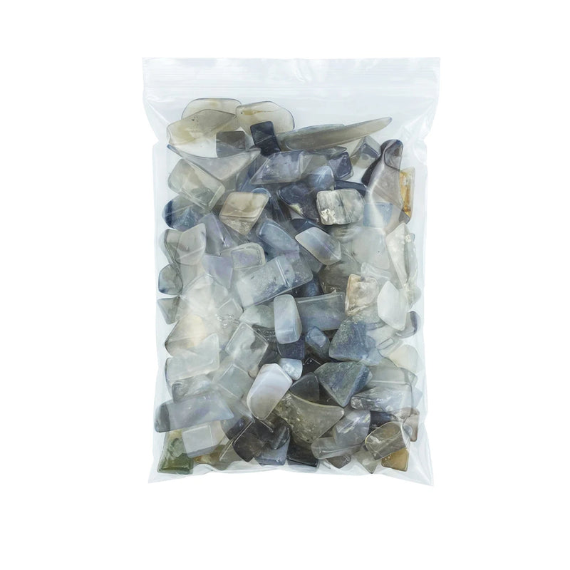 Natural Agate Crushed Stone Polishing Loose Stone Grinding Tool