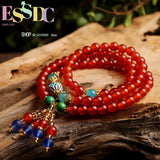 Agate Crystal Multilayer Tassel Bracelet Women Jewelry