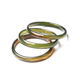 Green Chalcedony Beauty Bracelet Hand-carved Flat Boutique Jewelry