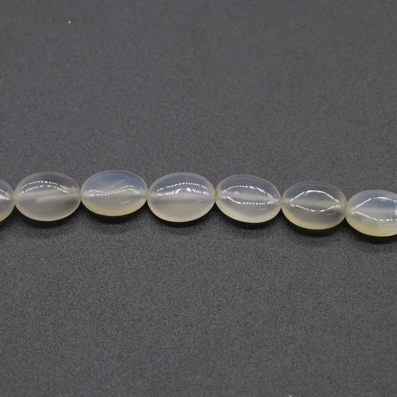 Agate Jade Crystal Semi-precious Stone 8*10 Egg-shaped Beads