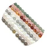 Agate Jade Crystal Semi-precious Stone 8*10 Egg-shaped Beads