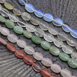 Agate Jade Crystal Semi-precious Stone 8*10 Egg-shaped Beads