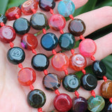 Natural Agate Multicolor 8-15mm Loose Beads for DIY Jewelry Making