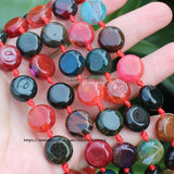 Natural Agate Multicolor Loose Beads 8-15mm for DIY Jewelry Making