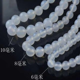 Natural Agate Necklace Hand Carved Jewelry Men Women