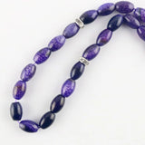 Natural Agate Purple Stone 33 Beads Islamic Tasbih Bracelet