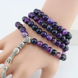Natural Agate Round 99 Prayer Beads Rosary Islamic Muslim Tasbih Allah Masbaha