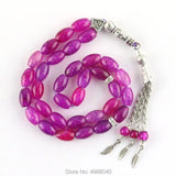 Agate Stone 33 Beads Muslim Worship Tasbih Bracelet