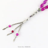 Agate Stone 33 Beads Muslim Worship Tasbih Bracelet