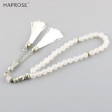 Agate Stone Islamic Prayer Beads Allah Mohammed Rosary Women