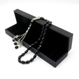 Natural Agate Tasbih 33 Beads Rosary Bracelet Gift