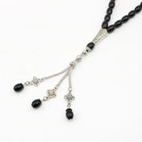 Natural Agate Tasbih 33 Beads Rosary Bracelet Gift