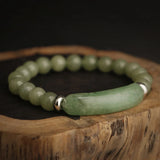 Agate Tiger Eye Quartz 8mm Round Bead Bracelet