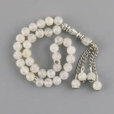 8mm Natural Agate Beads Islamic Tasbih Bracelet