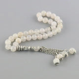 8mm Natural Agate Beads Islamic Tasbih Bracelet