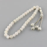 8mm Natural Agate Beads Islamic Tasbih Bracelet