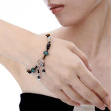 Yellow Tiger Eye Stone Bracelet 925 Silver Rabbit Accessories