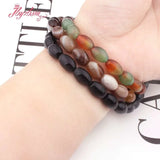Natural Agates Beads Smooth Oval DIY Loose Beads For Jewelry Making 8x12mm