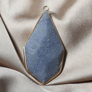 Agates Turquoises Rose Quartzs Faceted Pendant Charms for DIY Necklace