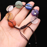 Agates Stone Bracelet Seven Chakras Natural Stone Bracelet