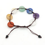 Agates Stone Bracelet Seven Chakras Natural Stone Bracelet