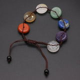 Agates Stone Bracelet Seven Chakras Natural Stone Bracelet