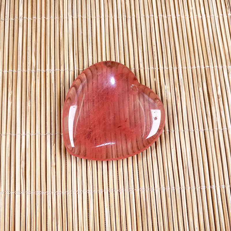Natural Agates Stone Pendant Heart Shaped Rose Quartz Turquoise Pendant