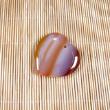 Natural Agates Stone Pendant Heart Shaped Rose Quartz Turquoise Pendant