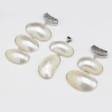 Shell Egg-shaped Pendant Crafts DIY Necklace Jewelry