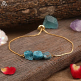 Amazonite Apatite Stone Amethysts Citrines Quartz Bracelet