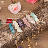 Amazonite Apatite Stone Amethysts Citrines Quartz Bracelet