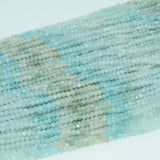 Natural Amazonite Faceted Round Beads 3mm
