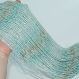 Natural Amazonite Faceted Round Beads 3mm