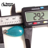 Amazonite Gemstone Pendant 925 Silver DIY Charm Necklace Earring Jewelry 1PC