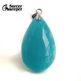 Amazonite Gemstone Pendant 925 Silver DIY Charm Necklace Earring Jewelry 1PC